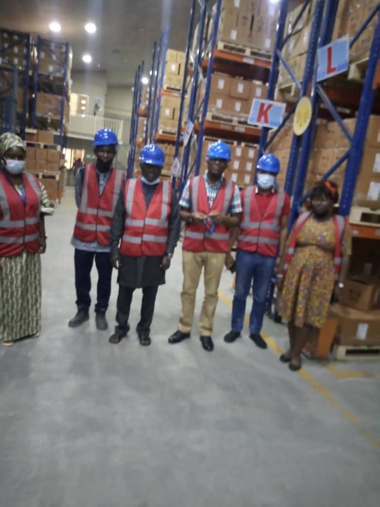 EPL_VAS team at MDS warehouse, Lagos